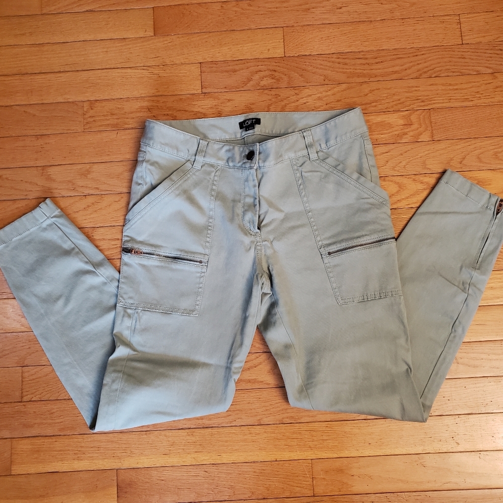 Ann Taylor Loft Skinny Cargo Skinny Pants Size 8